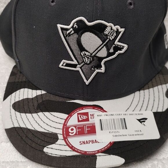 New Era 9FIFTY Pittsburgh Penguins Snapback Hat - New - Picture 2 of 8